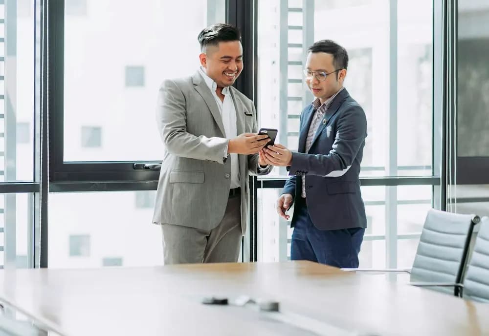 Handshake at a professional meeting